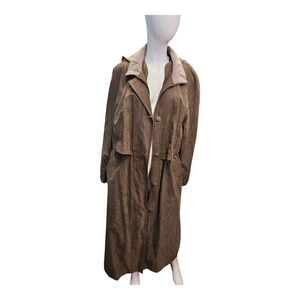 F.S. Limited Taupe Trench Coat Womens Size 12